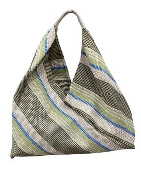 MADE IN ITALY BOHO Stylish Striped Tote Bag